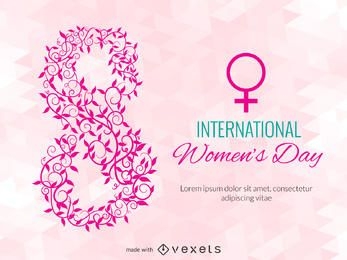 Fabricante de cartazes para o Dia da Mulher