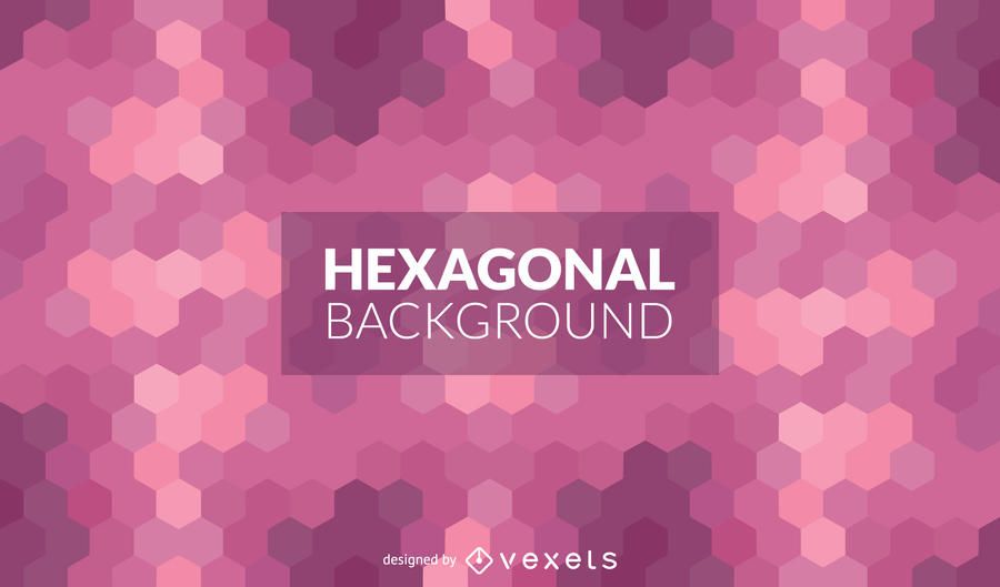 Fondo hexagonal rosa Fondo hexagonal rosa