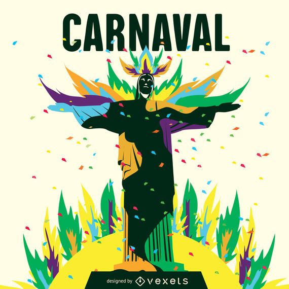 Carnaval De Rio Illustration - Vector Download