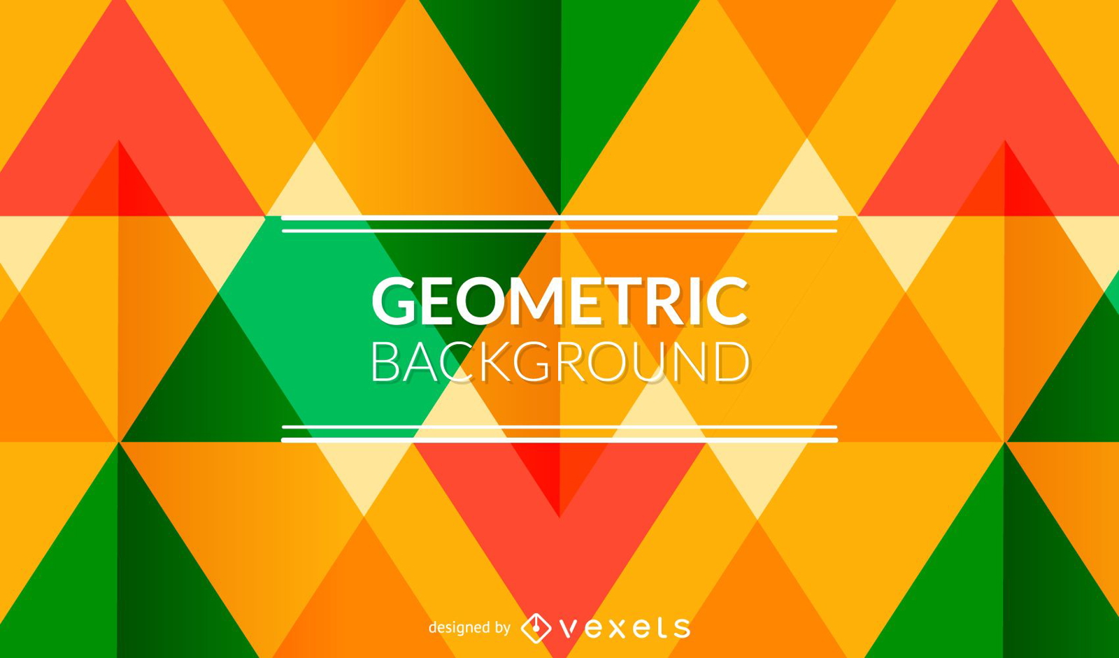 Bright geometric background