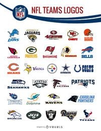 NFL Team Logos Pack Vector Download
