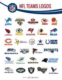 Paquete de logotipos de equipos de la NFL Paquete de logotipos de equipos de la NFL