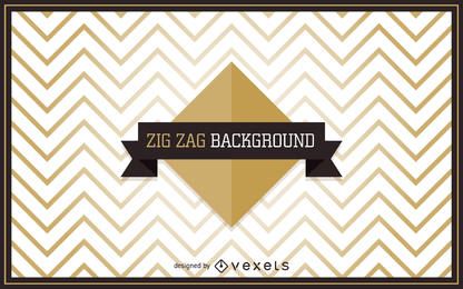 Golden zigzag background Golden zigzag background