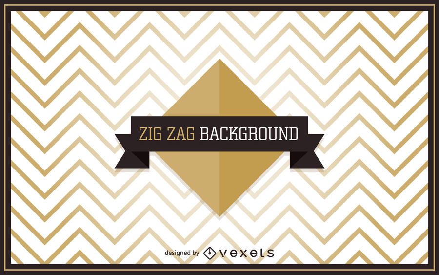 Golden zigzag background Golden zigzag background