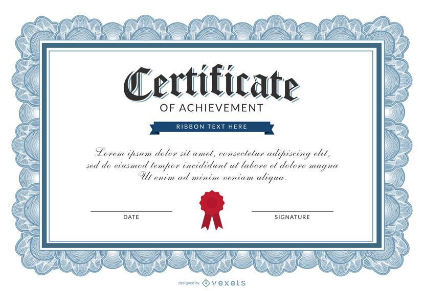 Certificado de modelo de conquista Certificado de modelo de conquista
