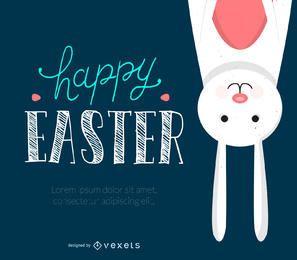 Funny Easter design with illustrations Funny Easter design with illustrations