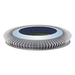 Estádio mineiro de belo horizonte Desenho PNG