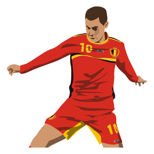 Eden Hazard-Porträt PNG-Design