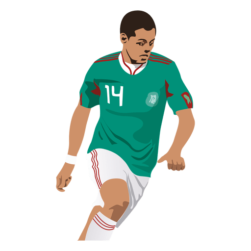 Javier hernández retrato Desenho PNG