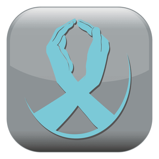 Logotipo quadrado da Aids Desenho PNG