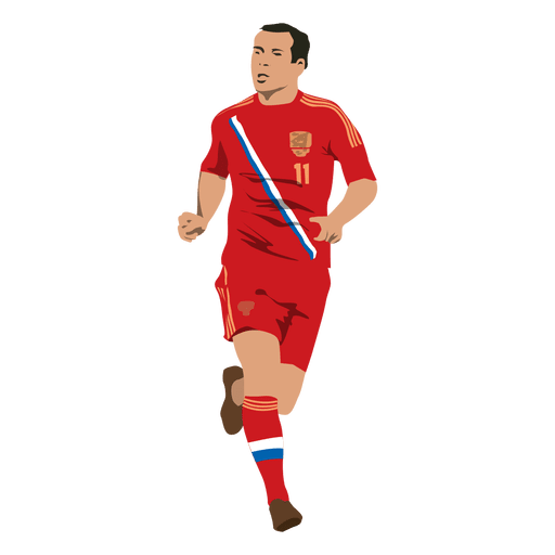 Dibujos animados de ilustración de alan dzagoev Diseño PNG