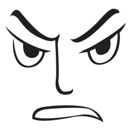 mad face png