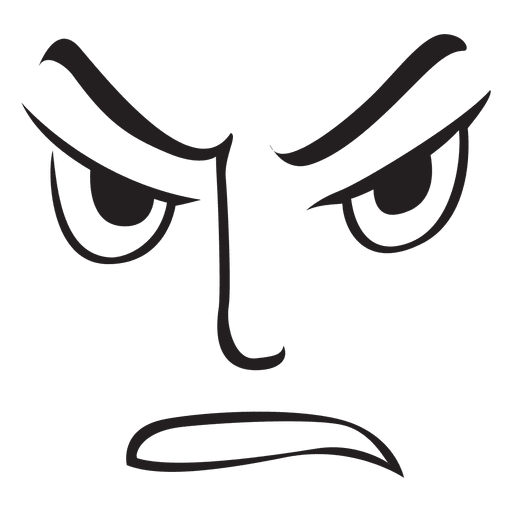 anime angry face emoticon