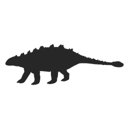 Silhueta de anquilossauro Desenho PNG