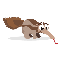 Ant eater cartoon PNG Design