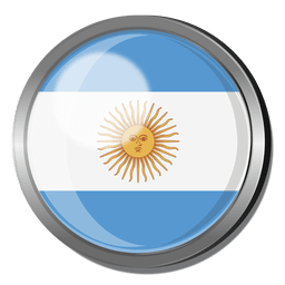 Argentina flag badge