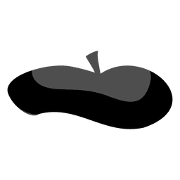 Dibujos animados de sombrero de artista Diseño PNG