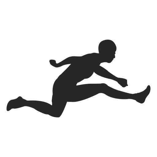 Athlete jumping PNG Design