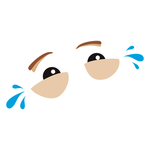Baby weinende Augen PNG-Design