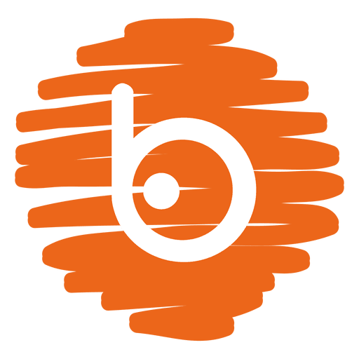 Badoo distorted round icon PNG Design