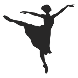 Bailarina de ballet saltando