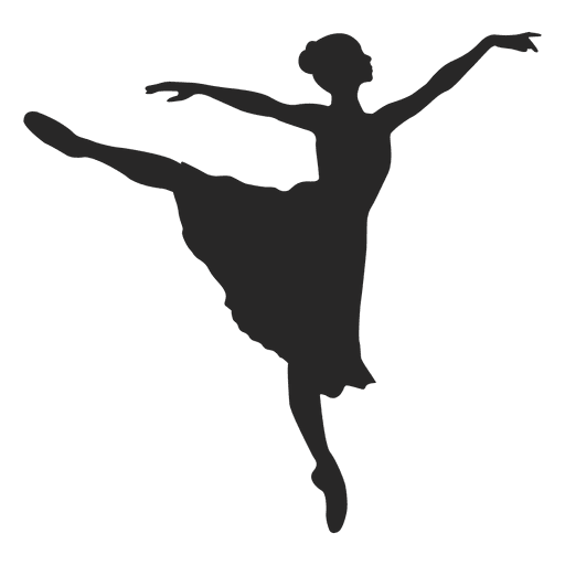 Bailarina De Ballet Saltando Descargar Png Svg Transparente