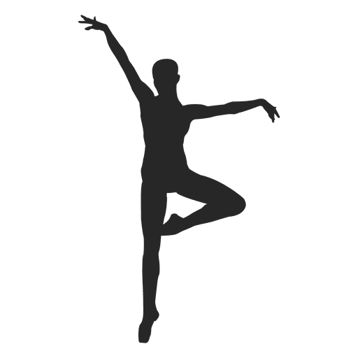 Bailarina de ballet en dedo del pie Diseño PNG
