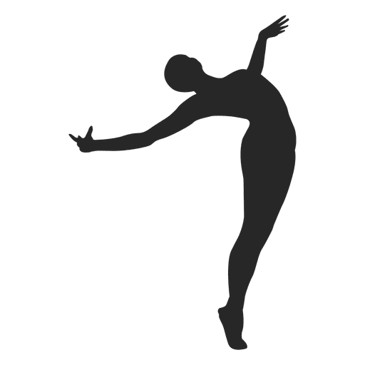 Ballet dancer open arms PNG Design