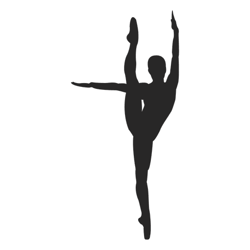 Design PNG E SVG De Postura Bailarina Dançarina De Balé Silhueta Balé Para  Camisetas