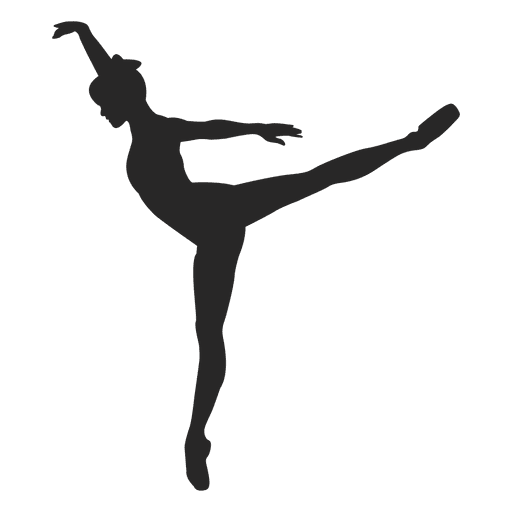 Ballet dancer sustained toe - Transparent PNG & SVG vector file