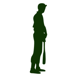Secuencia de bateo de béisbol en reposo Diseño PNG