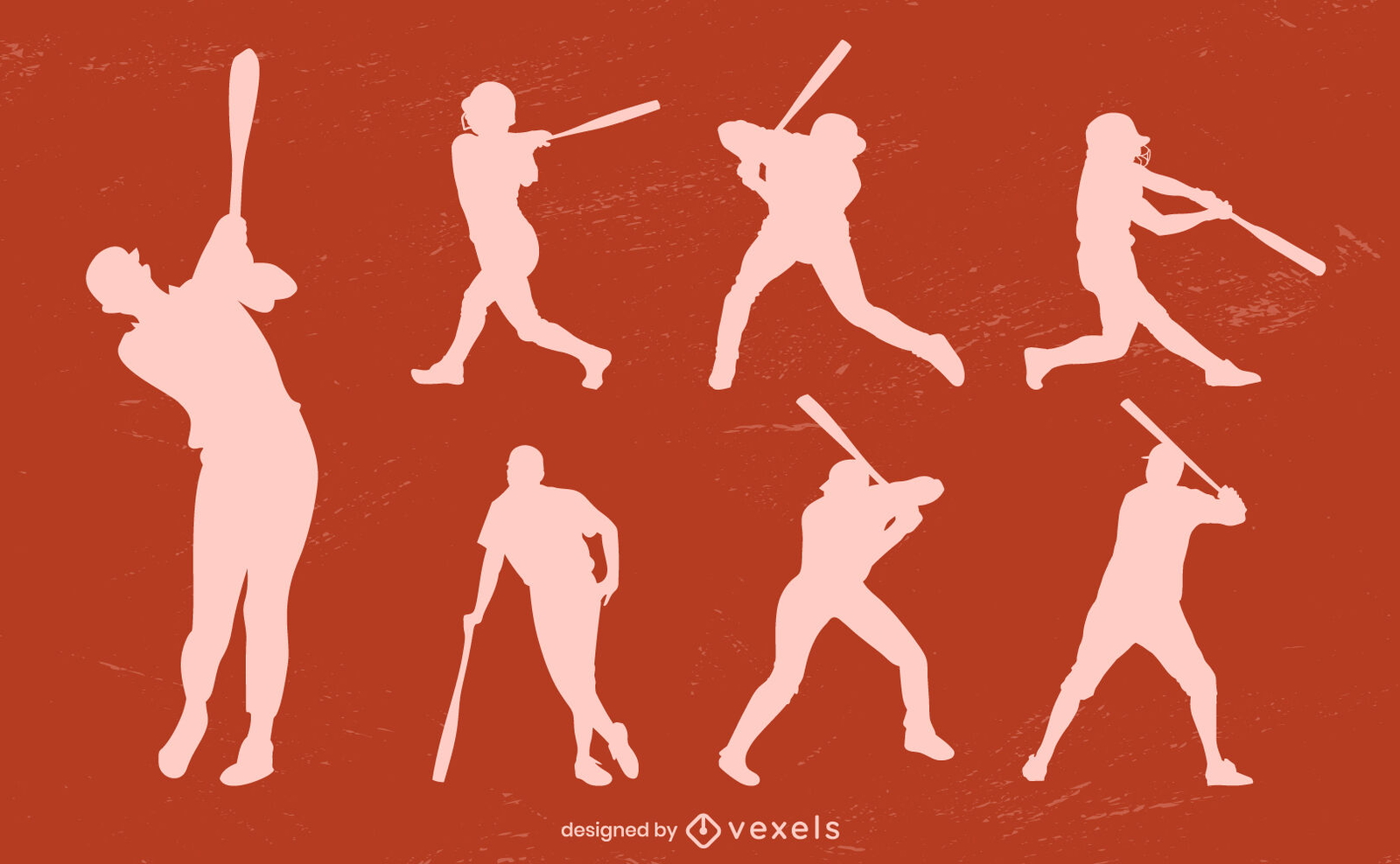 Vector de posición de bateo de béisbol