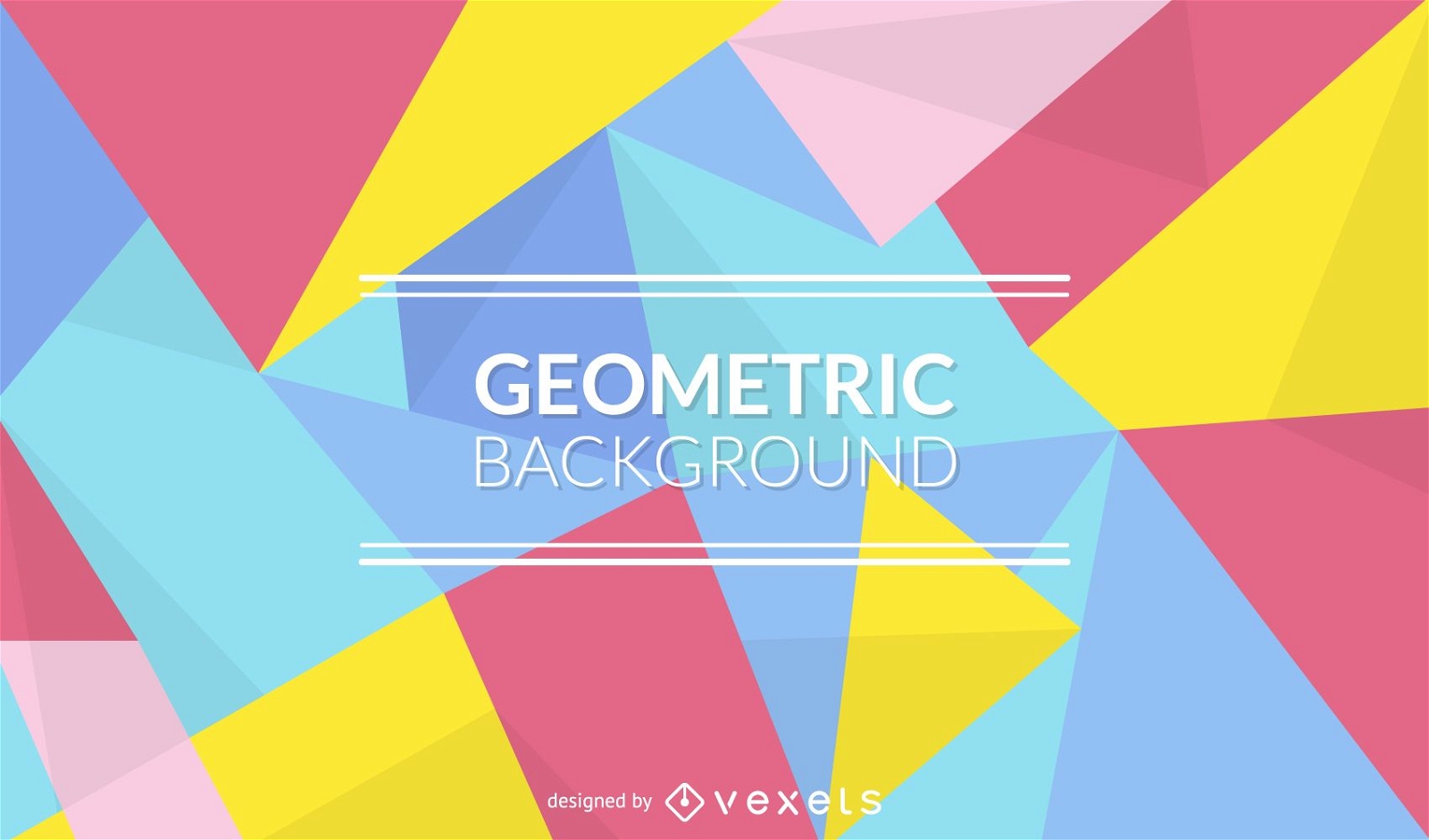 Geometrisches Hintergrunddesign