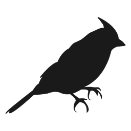 Small bird silhouette PNG Design