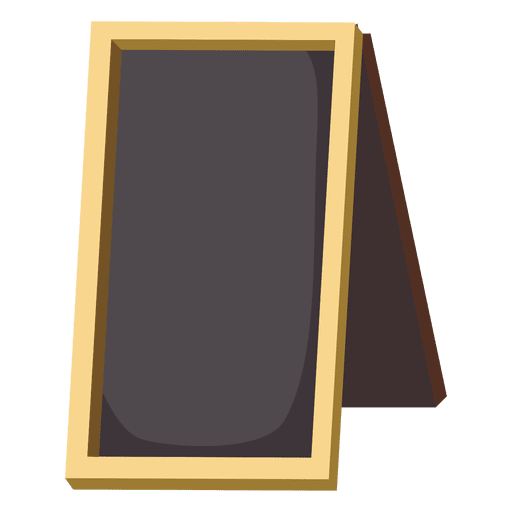 Schwarzer Rahmen PNG-Design