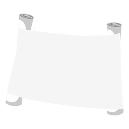 Papel pergaminho em branco Desenho PNG