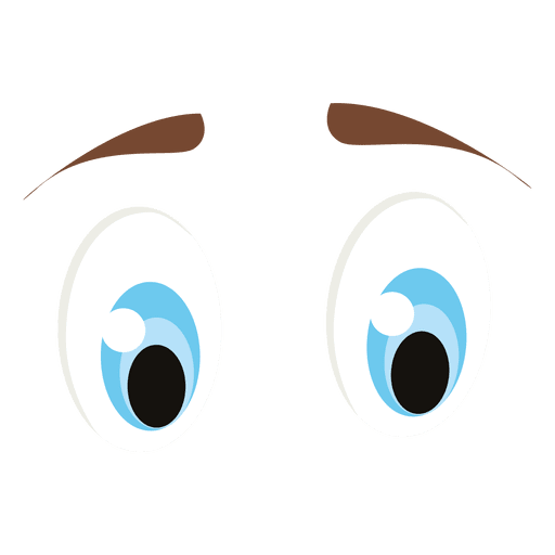 Blue animal eyes PNG Design