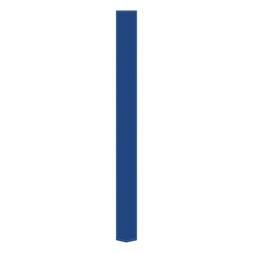 Blaues Lesezeichen PNG-Design