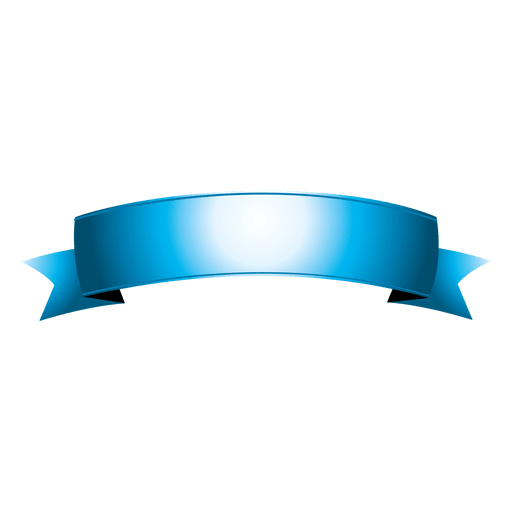 Ribbon Blue Color Stroke PNG & SVG Design For T-Shirts