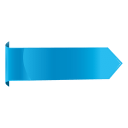 Blue horizontal label Transparent PNG