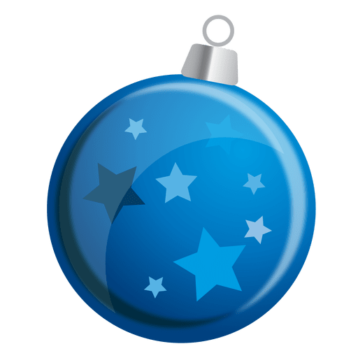 Blue stars bauble Transparent PNG Blue stars bauble Transparent PNG