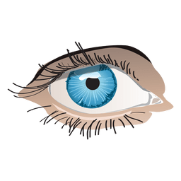 Blue Woman Eye PNG & SVG Design For T-Shirts