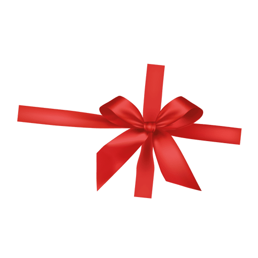 Bow with ribbon PNG Design