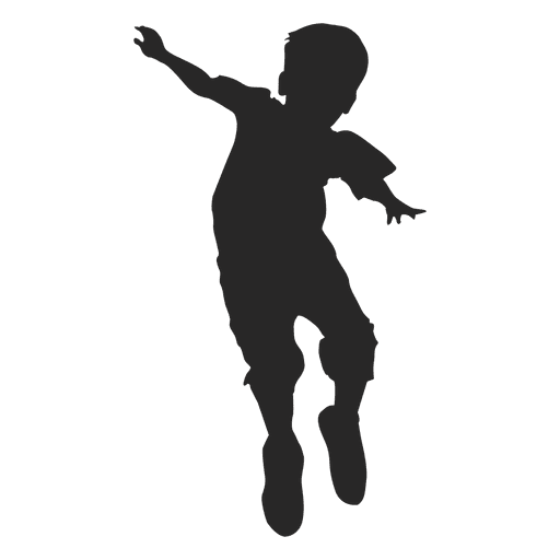 Download Boy jumping silhouette 7 - Transparent PNG & SVG vector file