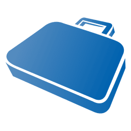 Diseño plano maletín Diseño PNG