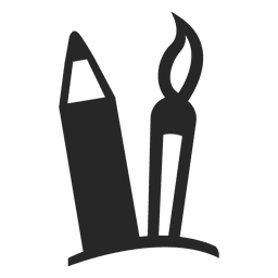 Ícone de pincel Desenho PNG
