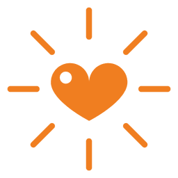 Coração explodindo Desenho PNG