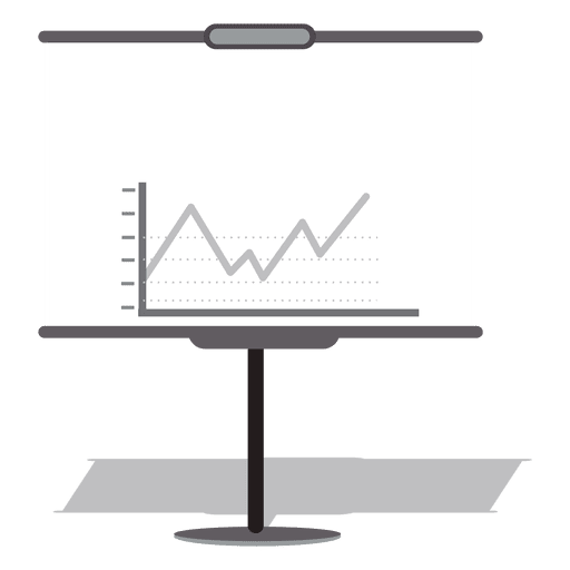 Business presentation board PNG Design