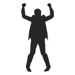 Geschäftsmann feiert Erfolg 1 PNG-Design