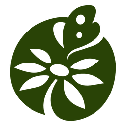Schmetterlingspflanzenikone PNG-Design
